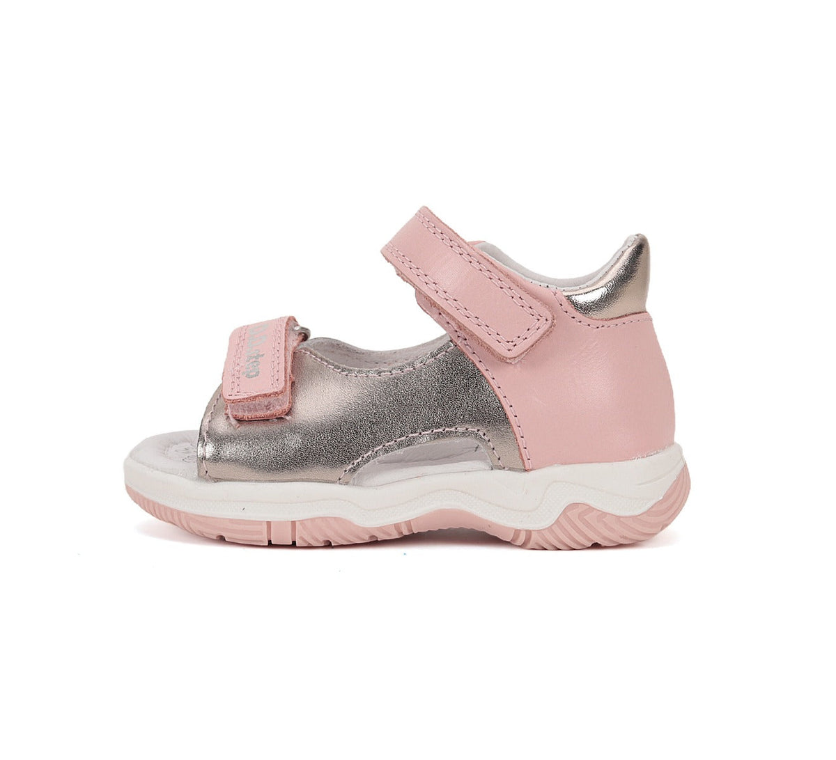 D.D.Step sandale fete 25-30 Baby Pink cu auriu