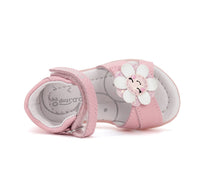 D.D.Step sandale fete 25-30 Baby Pink cu floare