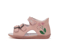 D.D.Step sandale fete 19-24 Baby Pink cu flori