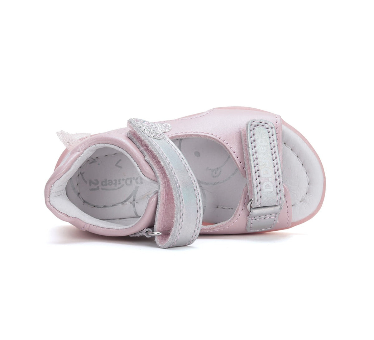D.D.Step sandale fete 19-24 Baby Pink cu iepuras