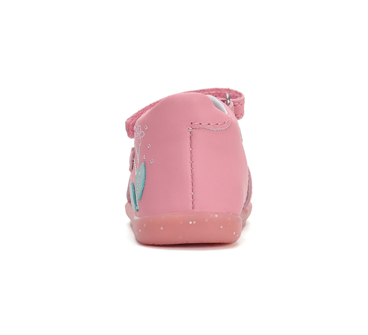 D.D.Step sandale fete 19-24 Daisy Pink cu flori