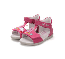 D.D.Step sandale fete 19-24 Dark Pink cu iepuras