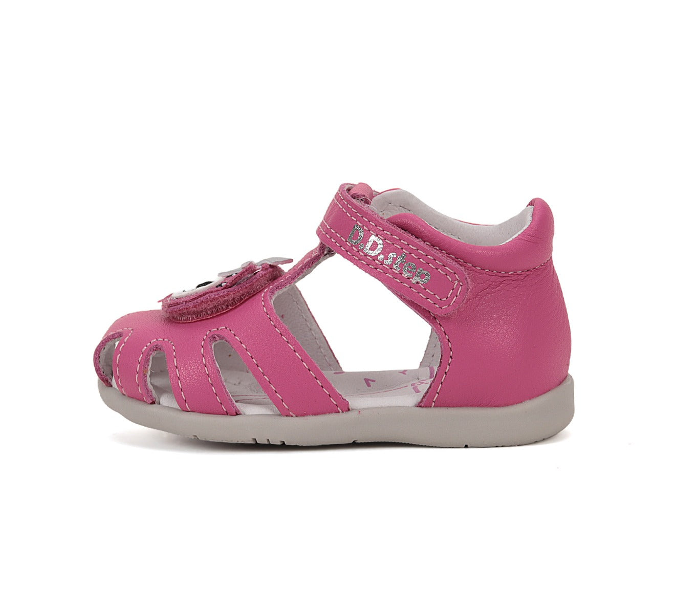 D.D.Step sandale fete 19-24 Dark Pink cu ursulet Imagine secundară a produsului