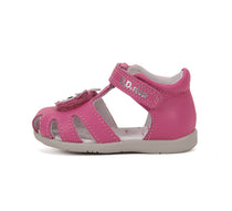 D.D.Step sandale fete 19-24 Dark Pink cu ursulet