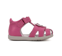 D.D.Step sandale fete 19-24 Dark Pink cu ursulet