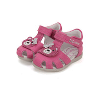 D.D.Step sandale fete 19-24 Dark Pink cu ursulet