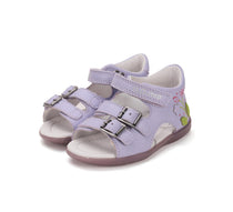 D.D.Step sandale fete 19-24 Mauve cu flori