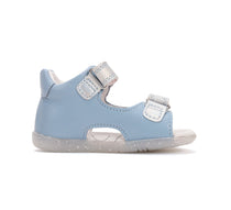 D.D.Step sandale fete 19-24 Sky Blue cu iepuras