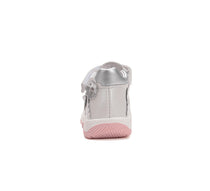 D.D.Step sandale fete 19-24 White cu floaricele argintii