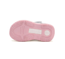 D.D.Step sandale fete 25-30 White cu floaricele argintii