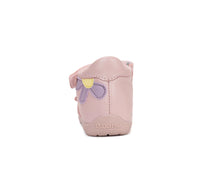 D.D.Step sandale fete piele 20-25 Baby Pink cu floare
