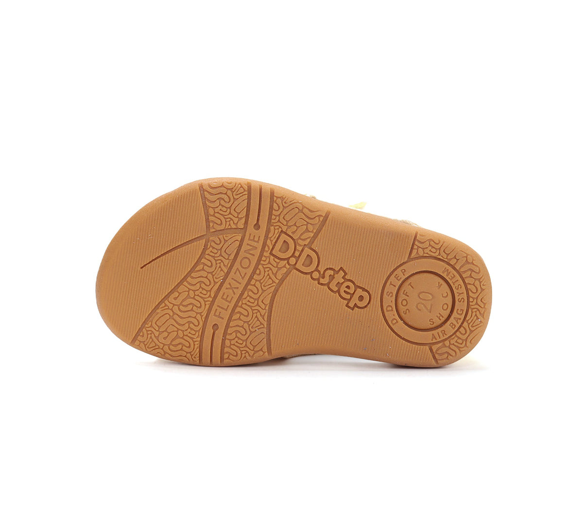 D.D.Step sandale fete 20-25 Lemon cu margarete