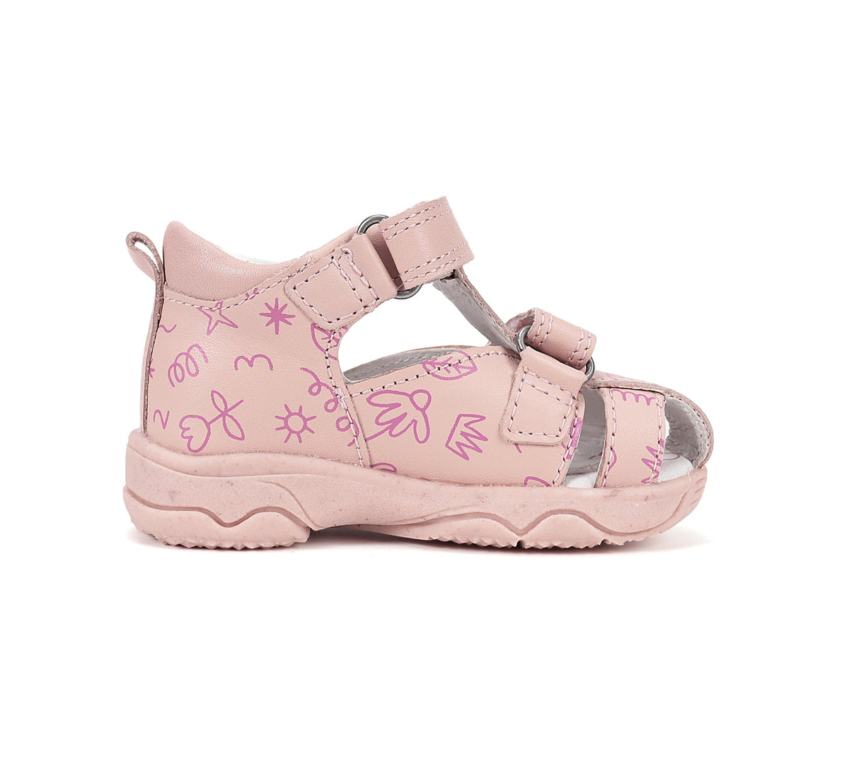 D.D.Step sandale fete 20-25 Rose Gold cu desene