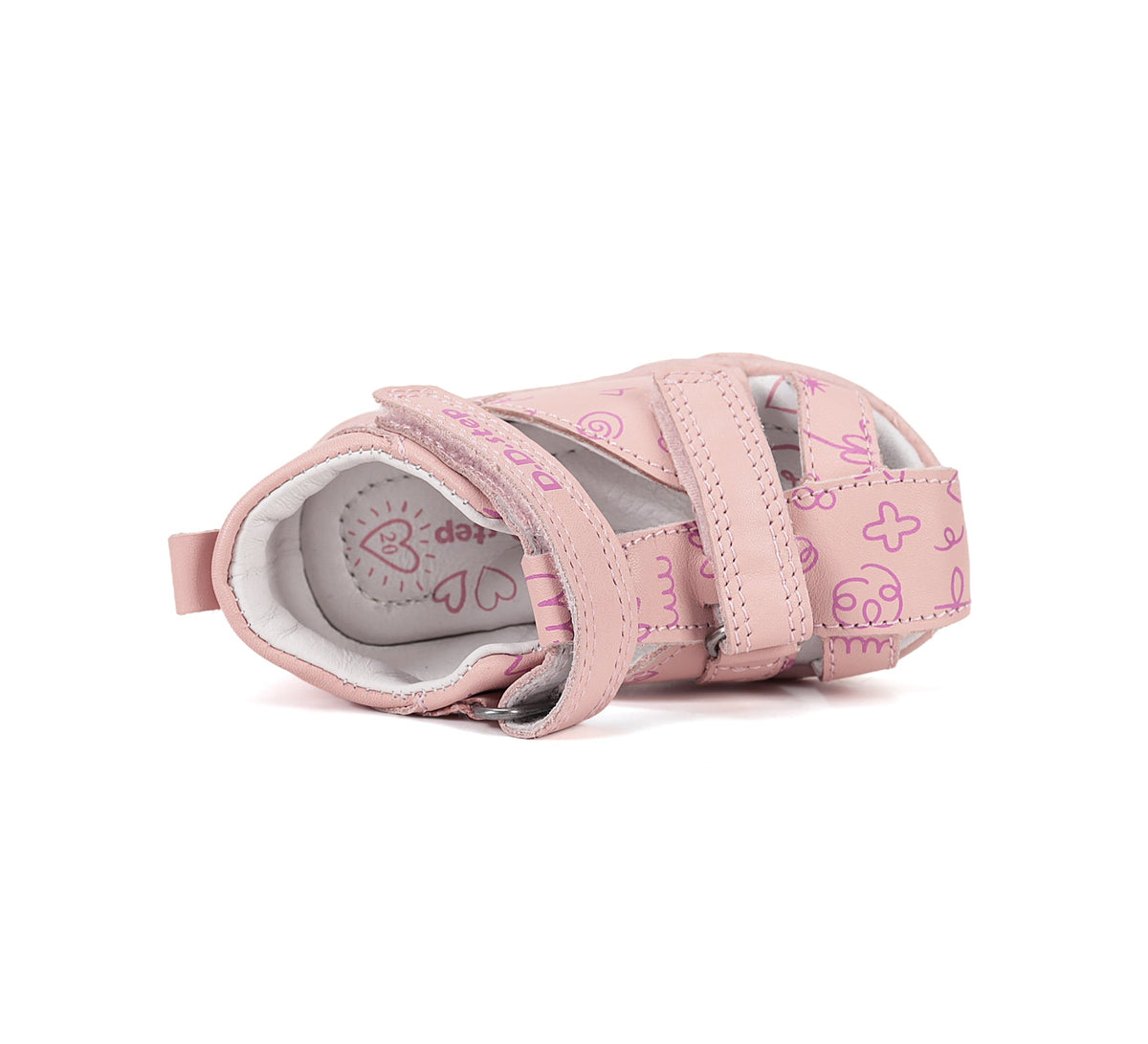 D.D.Step sandale fete 20-25 Rose Gold cu desene