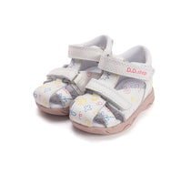 D.D.Step sandale fete 20-25 White cu desene