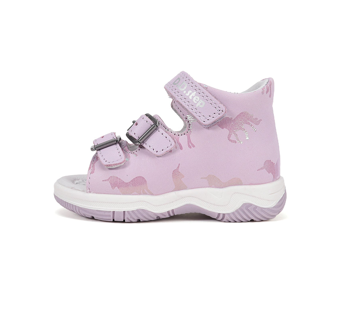 D.D.Step sandale fete 25-30 Lila cu unicorn