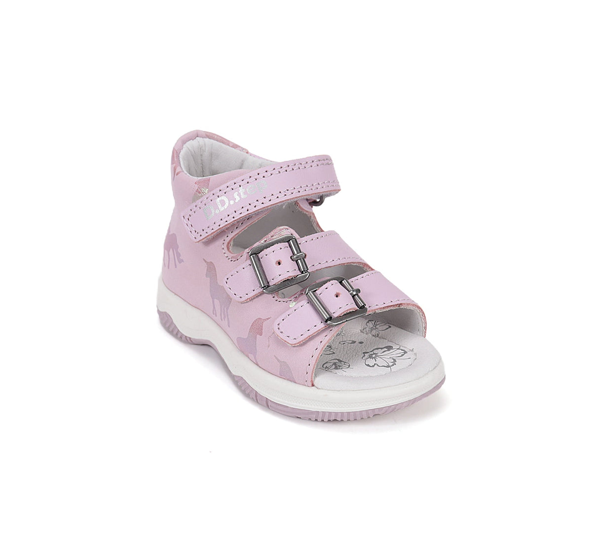 D.D.Step sandale fete 25-30 Lila cu unicorn