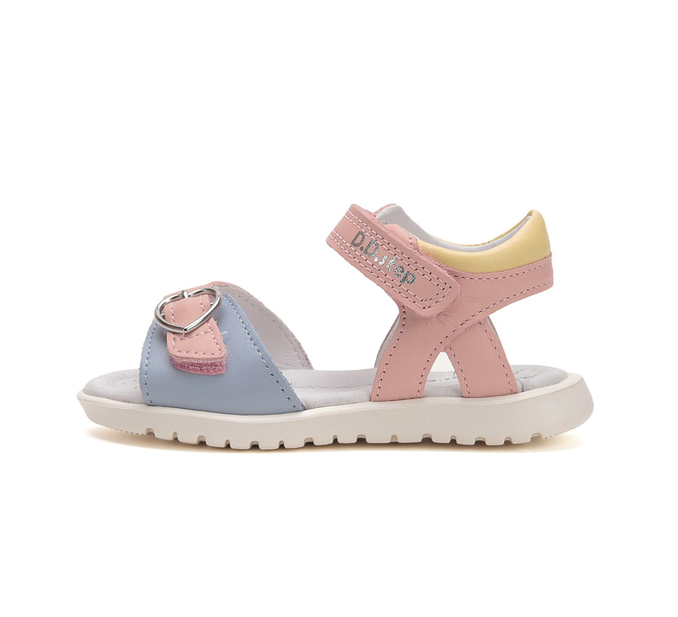 D.D.Step sandale fete 25-30, Pink cu albastru Imagine secundară a produsului