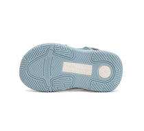 D.D.Step sandale fete 25-30 Sky Blue cu floaricele argintii