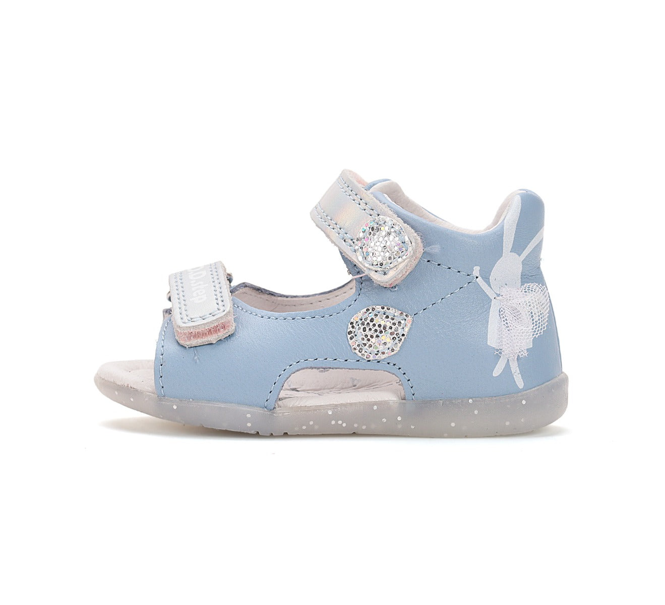 D.D.Step sandale fete 25-30 Sky Blue cu iepuras Imagine secundară a produsului