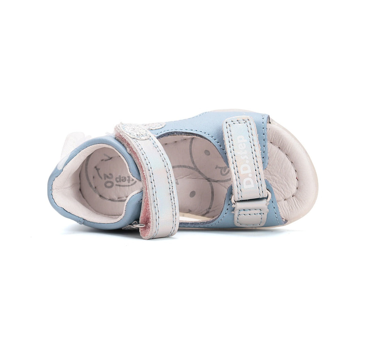 D.D.Step sandale fete 25-30 Sky Blue cu iepuras