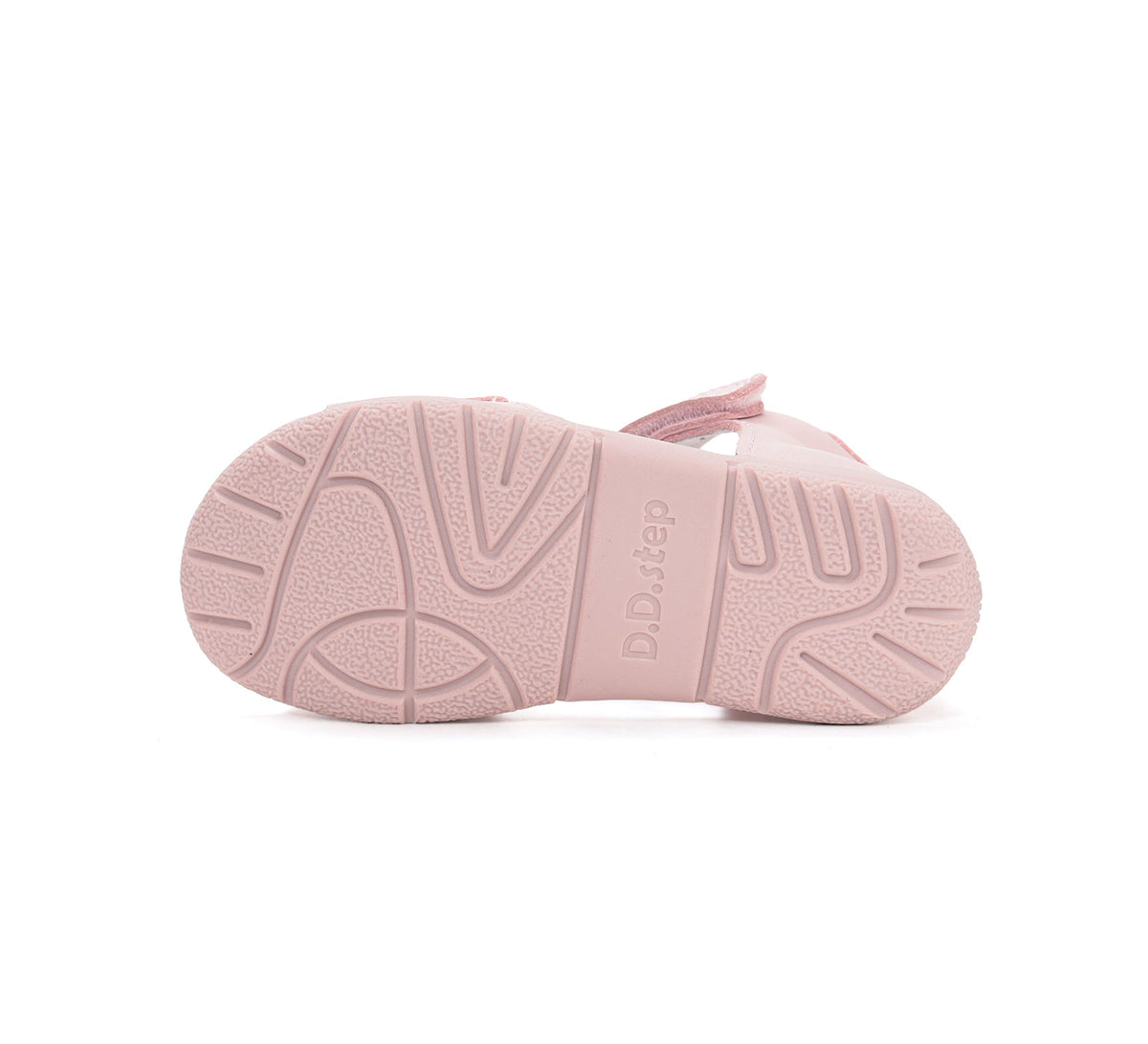 D.D.Step szandál lányka bőr 20-25 Baby Pink virággal