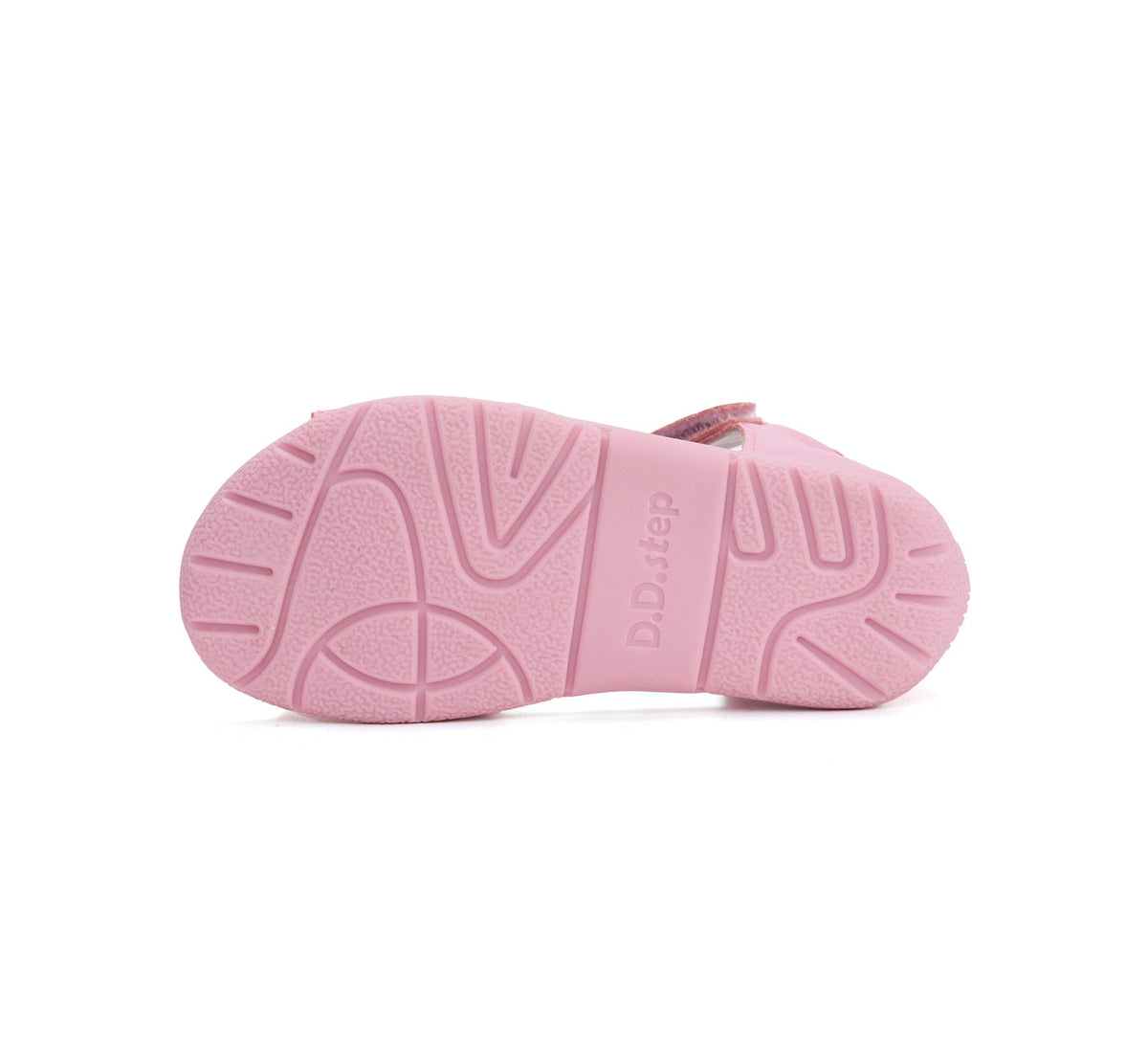 D.D.Step szandál lányoknak, bőr 20-25 Daisy Pink virágmintás