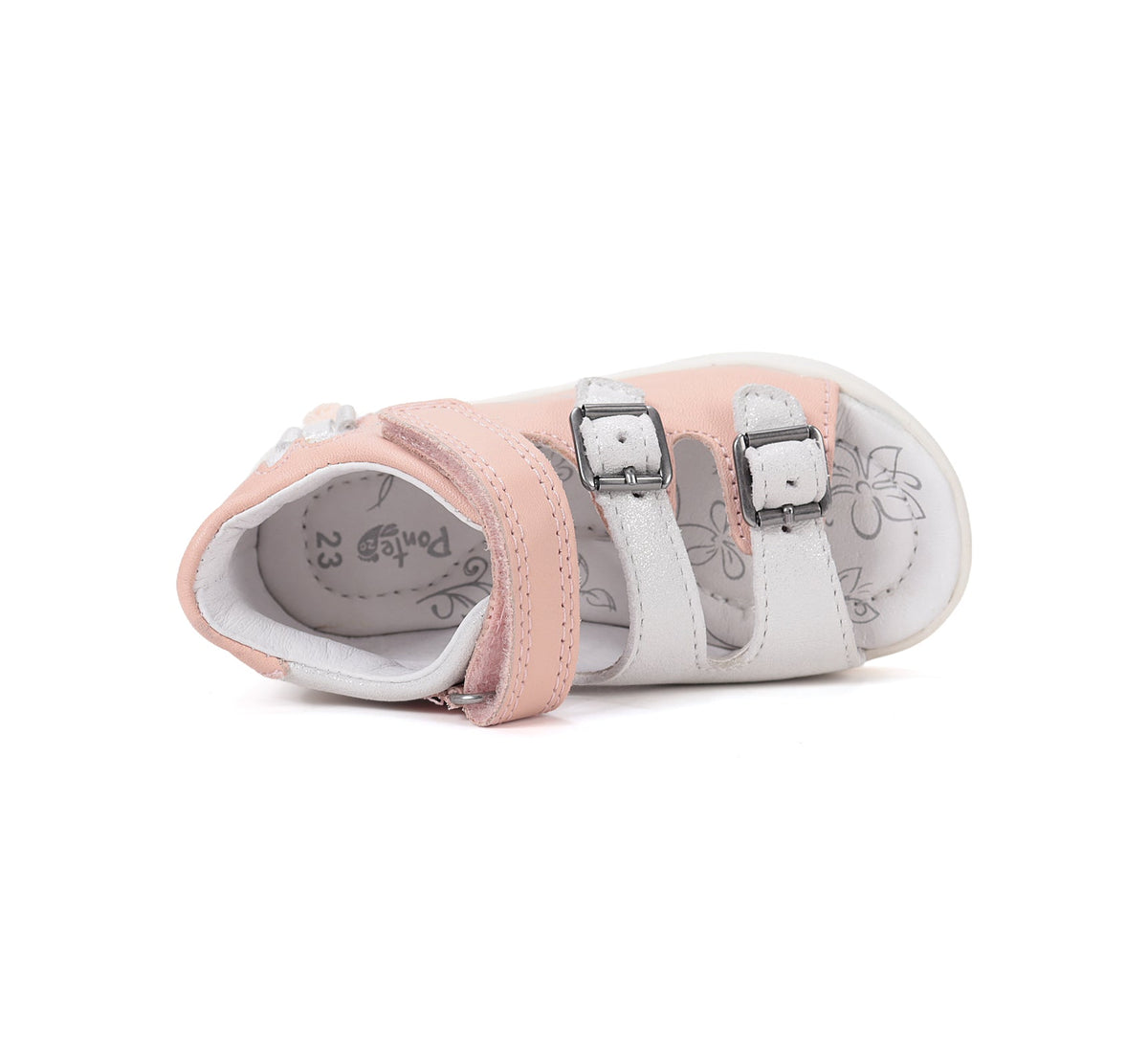 D.D.Step sandale fete Ponte20 supinati 22-27 Baby Pink cu iepuras