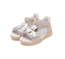 D.D.Step sandale fete Ponte20 supinati 22-27 Champagne cu floricele