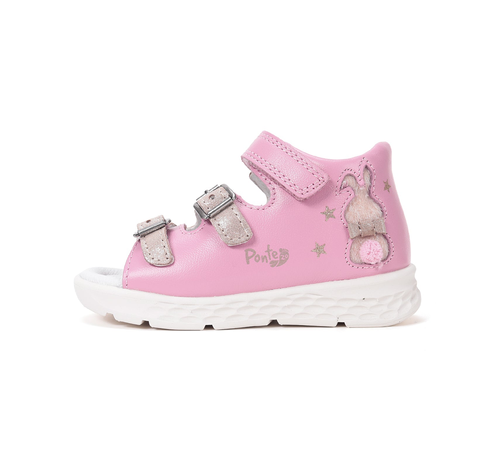 D.D.Step sandale fete Ponte20 supinati 22-27 Daisy Pink cu iepuras Imagine secundară a produsului