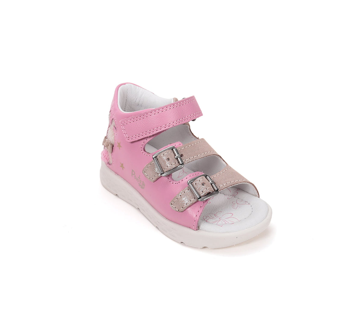 D.D.Step sandale fete Ponte20 supinati 22-27 Daisy Pink cu iepuras