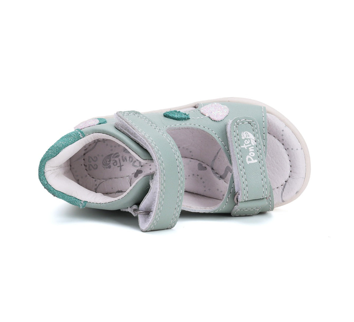 D.D.Step sandale fete Ponte20 supinati 28-33 Mint cu fructe