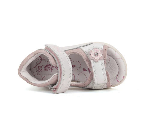 D.D.Step sandale fete Ponte20 supinati 22-27 White cu pasare