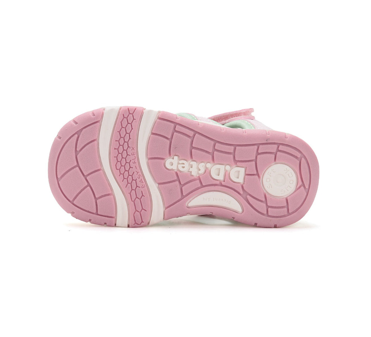 D.D.Step sandale fete "Quick Dry" 20-25 Daisy Pink cu stelute si comete