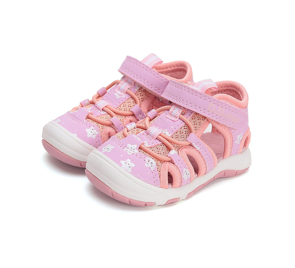 D.D.Step sandale fete "Quick Dry" 20-25 Pink cu stea de mare