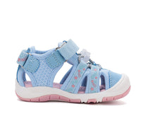 D.D.Step sandale fete "Quick Dry" 26-31 Sky Blue cu stele