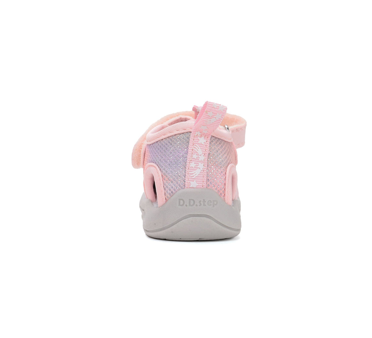 D.D.Step "Quick Dry" lány szandál 20-31 babarózsaszín csillagokkal
