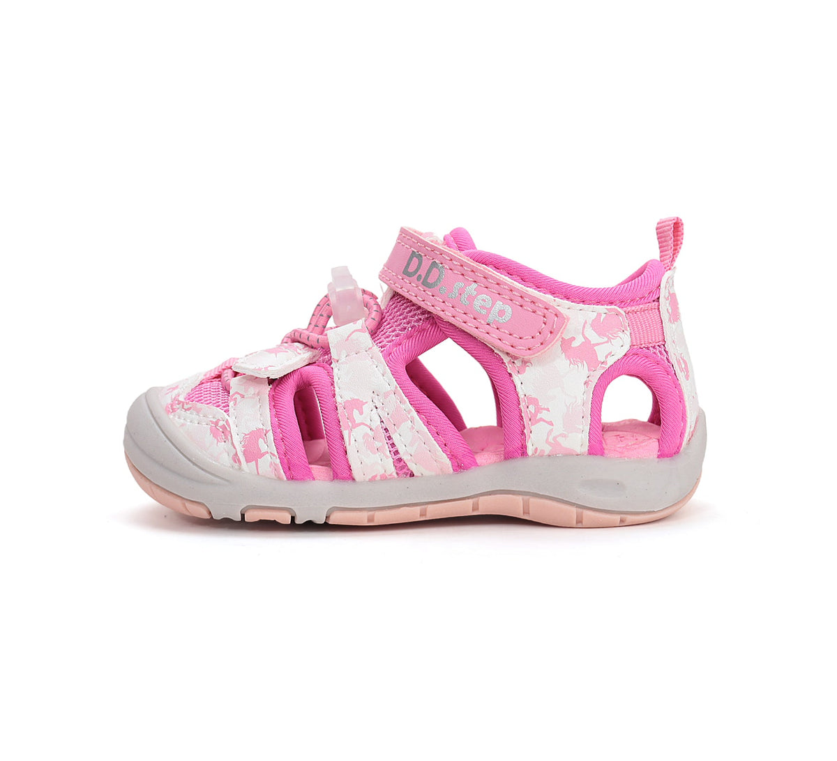 D.D.Step "Quick Dry" lány szandál 20-31 Pink unikornis