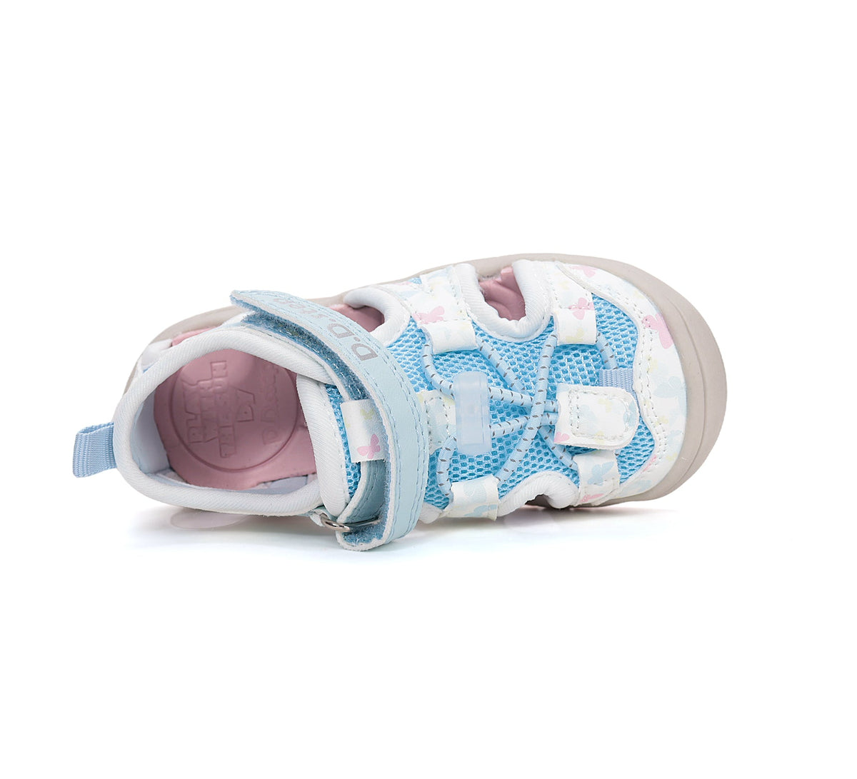 D.D.Step "Quick Dry" lány szandál 20-31 White pillangóval