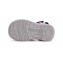 D.D.Step sandale fete "Quick Dry" 26-31 Mauve cu curcubeu