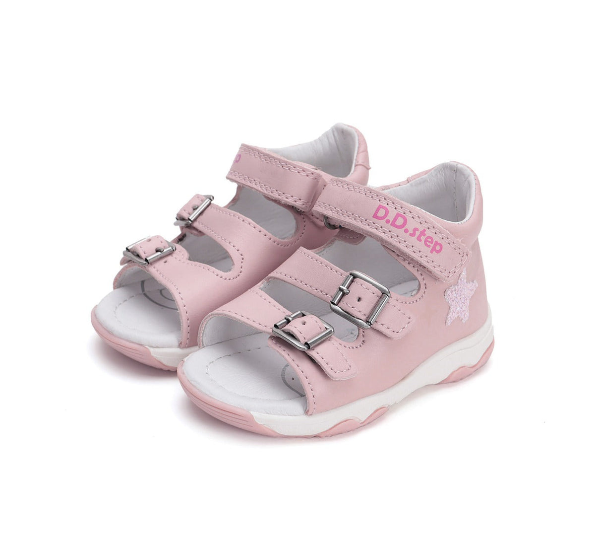 D.D.Step sandale fetite 20-25 Pink cu stea Fő kép