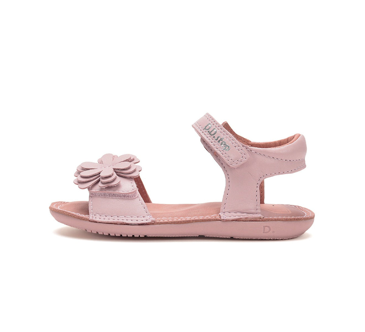 D.D.Step sandale fetite 26-31 Baby Pink cu floare mare