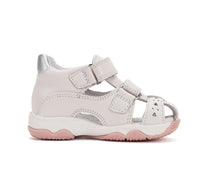 D.D.Step sandale fetite 26-31 White cu inimoara