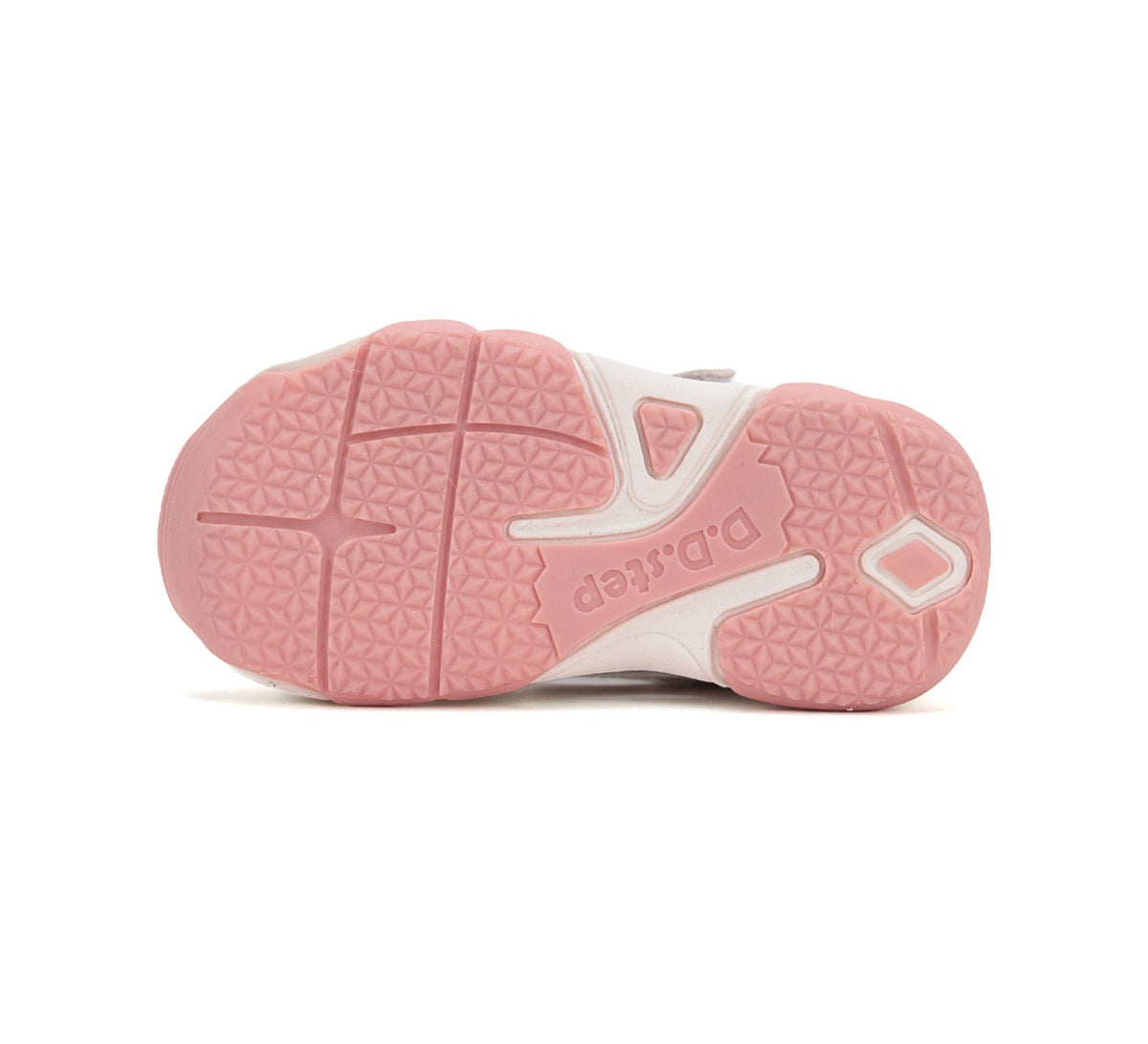 D.D.Step sandale fetite 20-25 White cu inimoara
