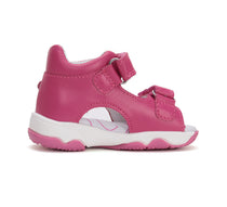 D.D.Step sandale fetite cu LED 20-25 Dark Pink cu fluturasi