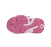 D.D.Step sandale fetite cu LED 20-25 Dark Pink cu fluturasi