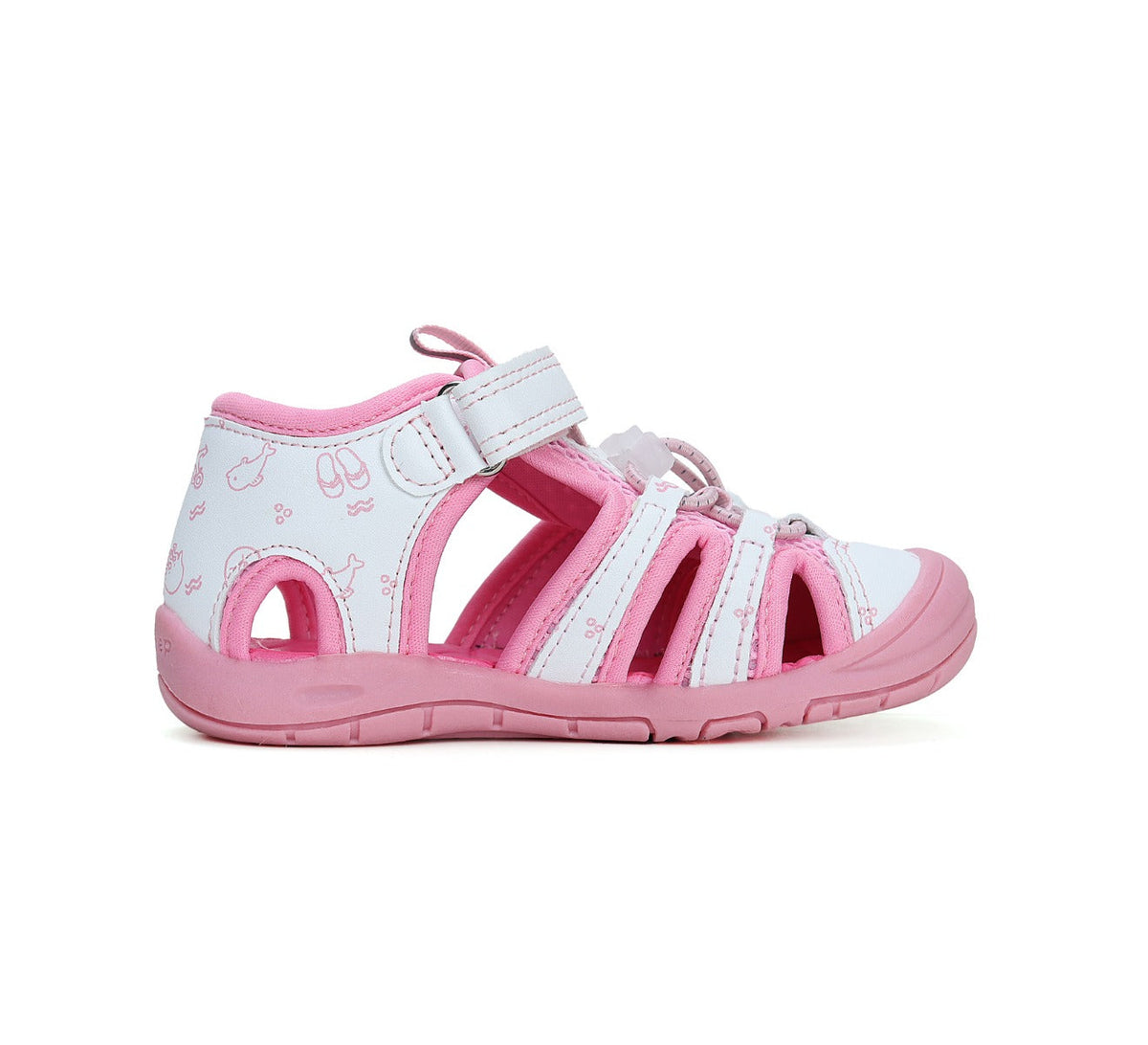 D.D.Step sandale fetite "Quick Dry" 26-31 Pink animale marine