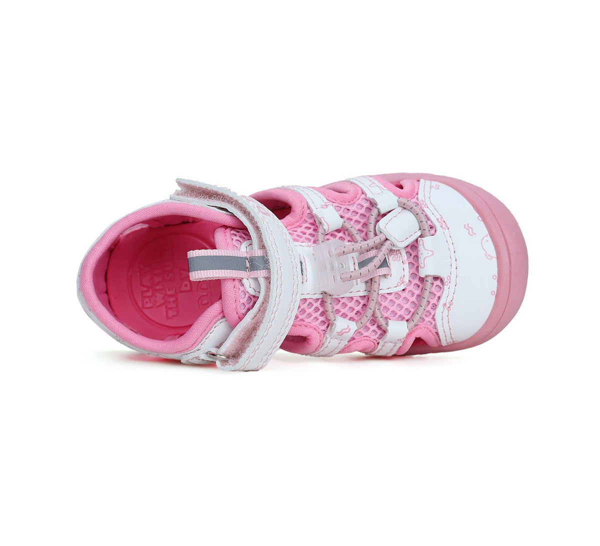 D.D.Step sandale fetite "Quick Dry" 26-31 Pink animale marine