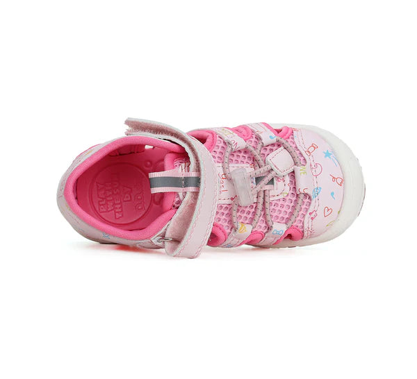 D.D.Step sandale fetite "Quick Dry" 26-31 Dark Pink kiss