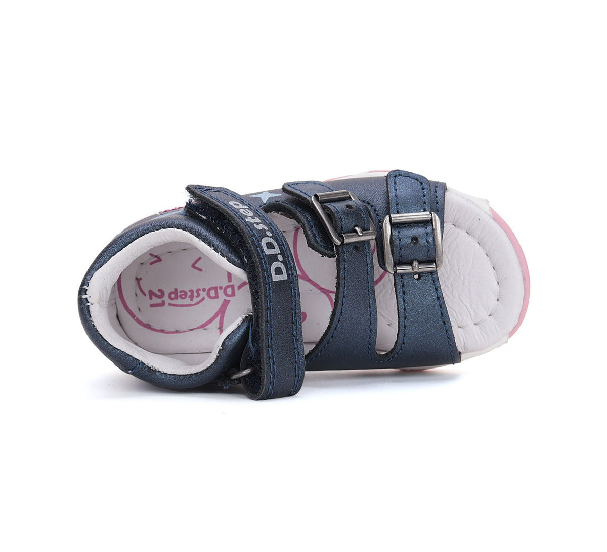 D.D.Step sandale fetite Sun Reactive 20-25 Royal Blue cu stea